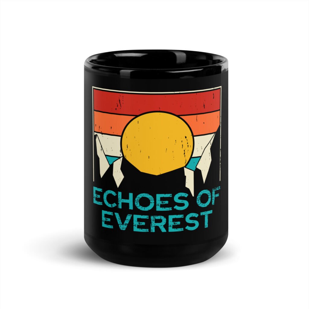 Black Glossy Ceramic Mug – Available 11oz & 15oz