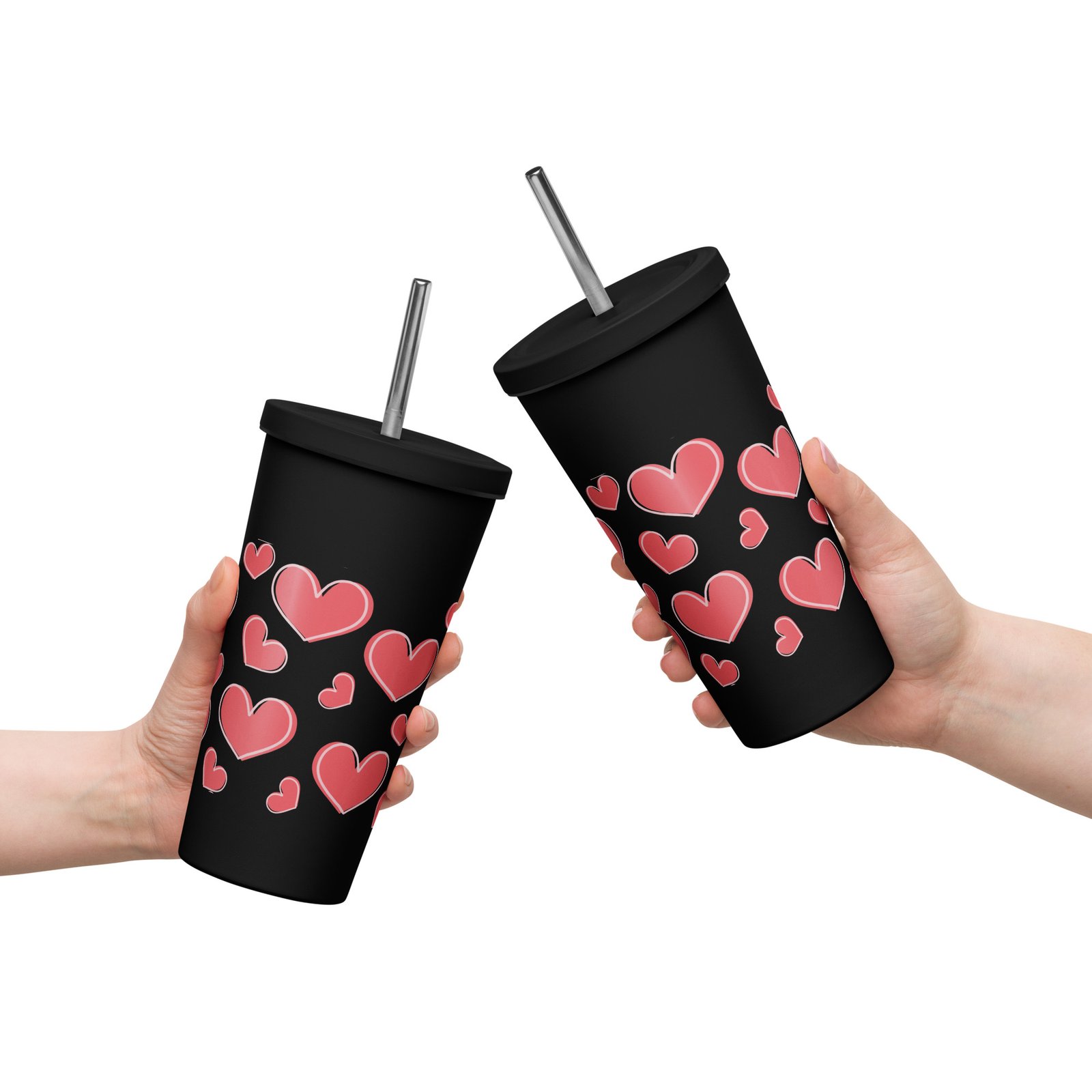 Insulated Tumbler with a Straw