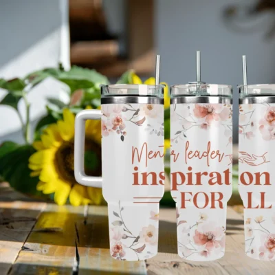 Mentor leader inspiration for all 40oz Travel Mug With Handle and Straw