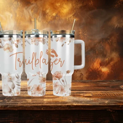 Trailblazer 40oz Travel Mug With Handle and Straw