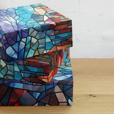 Colorful Urban Mosaic Wrapping paper sheets