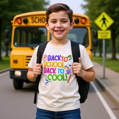 Back to School, Back to Cool! Youth Short Sleeve T-Shirt