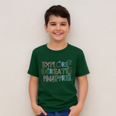 Explore, Create, Inspire! Youth Short Sleeve T-Shirt