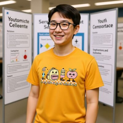 In My 100 Days Of School Era Youth classic tee