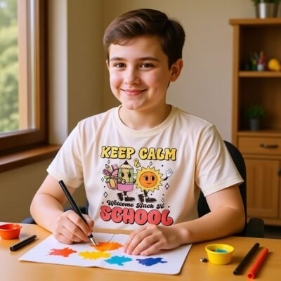 Keep Clam & Welcome Back To School Youth classic tee