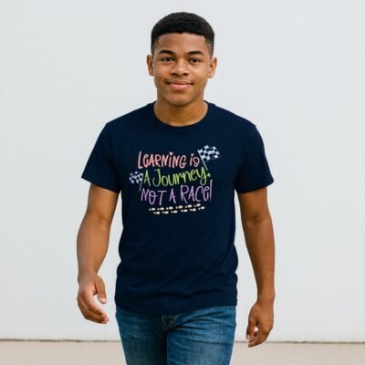 Learning is a Journey, Not a Race! Youth Short Sleeve T-Shirt