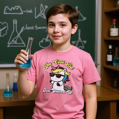 The Cool Kid Just Showed Up Youth classic tee