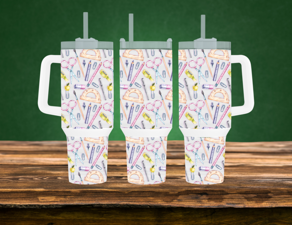Sip Smart with the Geometry Guru’s 40oz Travel Mug