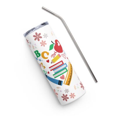 Sip in Style: ABC for Little Learners Stainless Steel Tumbler