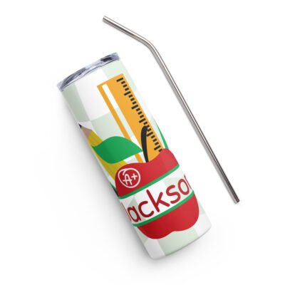 Mathletes' Hydration Formula Name Engraved Stainless steel tumbler