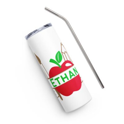 Engraved Excellence: Custom Name Stainless Steel Tumbler