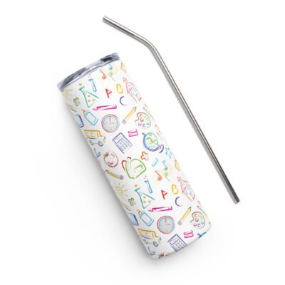 The Perfect School Tools Printed Stainless Steel Tumbler: A Must-Have for Students