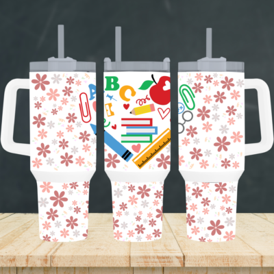 Stay Cool for School with ABC 40oz Travel Mug for Little Learners