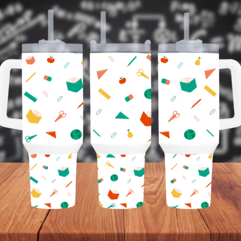 Stay Hydrated in Style with the Liquid Geometry 40oz Travel Mug