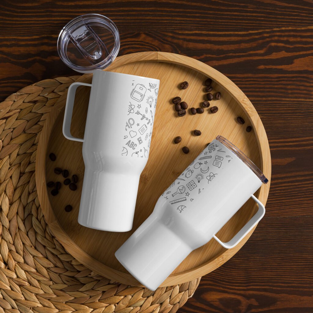 Stay Hydrated On The Go: Hall Pass Hydration 25oz School Travel Mug