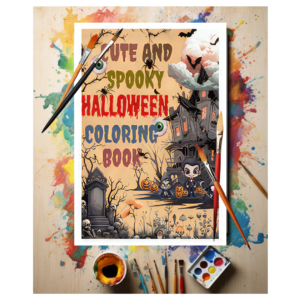 Cute And Spooky Halloween Coloring Book