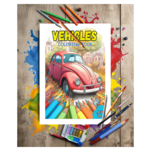 Vehicles-Coloring-Book