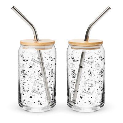 Ghoulishly Good: 16oz Halloween Can-shaped glass