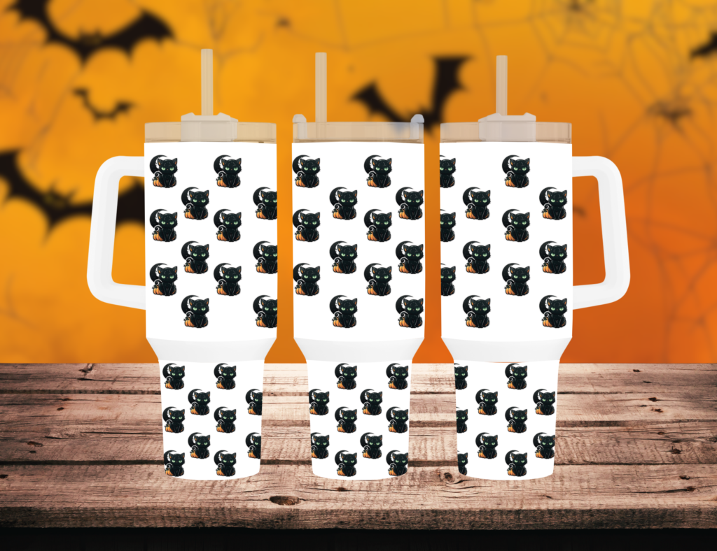 Cauldron Coffee: 40oz Halloween Mug with Handle