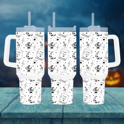 Creep It Real: Your Perfect Halloween Adventure Companion 40oz Travel Mug with Handle