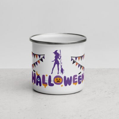 Witchs Brew: Halloween 12oz Enamel Mug