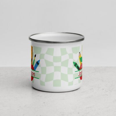 Discover Your Signature Sips with Our Name Engraved Enamel Mug