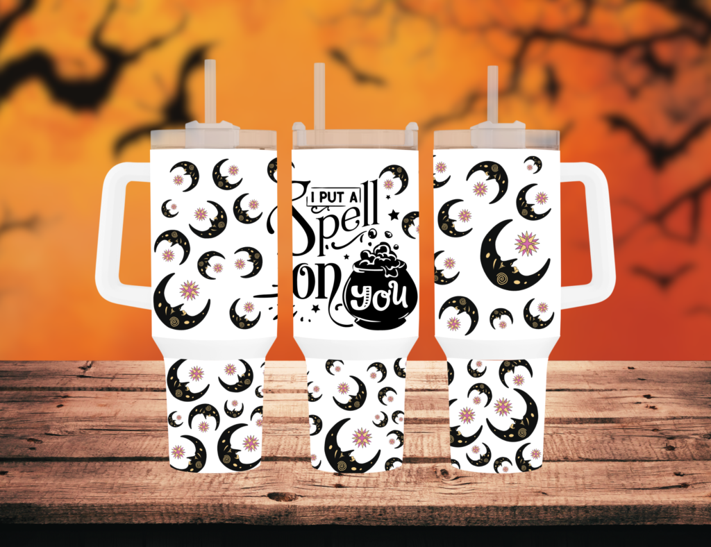 Fright Night Fuel 40oz Halloween Travel Mug with Lid