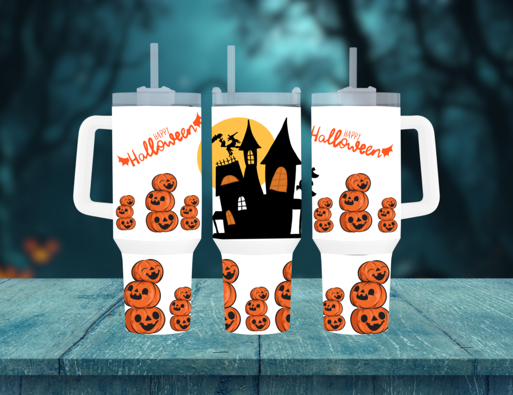 Haunted Hollows 40oz Travel Mug with Handle