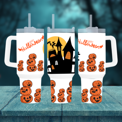 Haunted Hollows 40oz Travel Mug with Handle