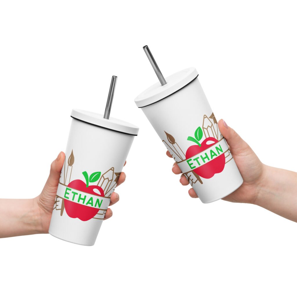 Customize Your Hydration: Personalized Insulated Tumbler with a Straw