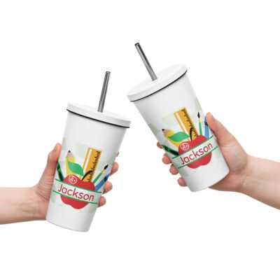 Study in Style: Custom Name Tumbler for Cool School Days