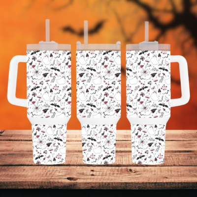 Spooky Season Sips 40oz Halloween Travel Mug