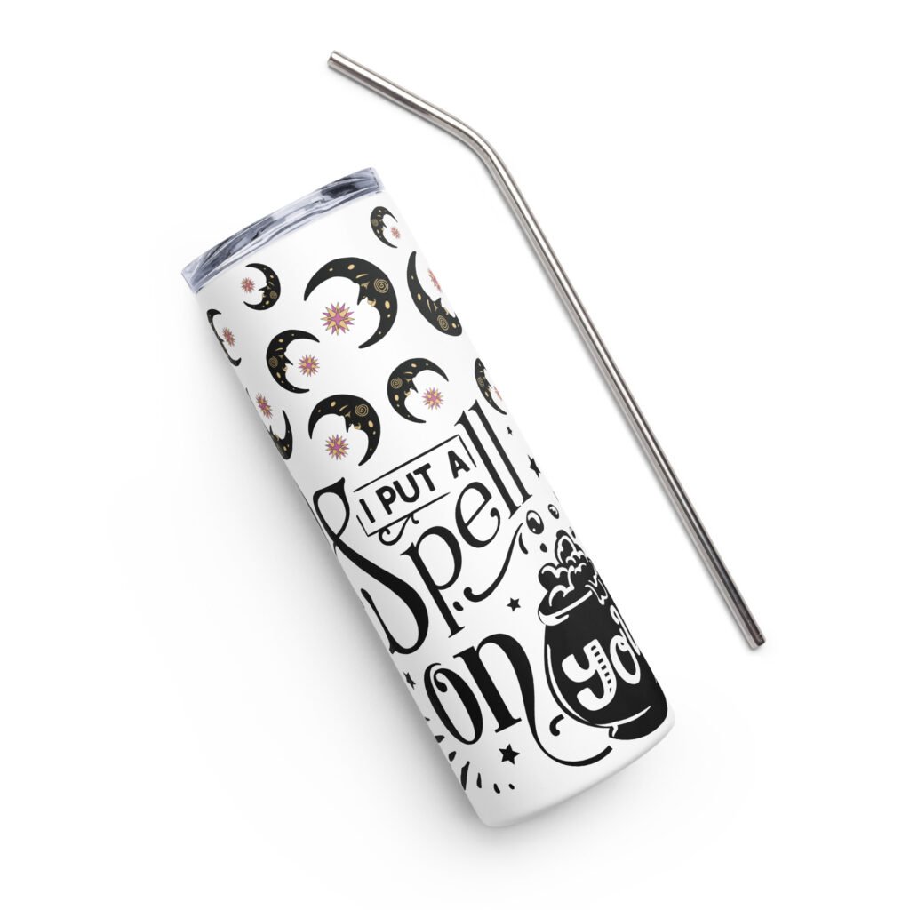 Embrace the Spirit of Halloween with Our 20oz Stainless Steel Tumbler