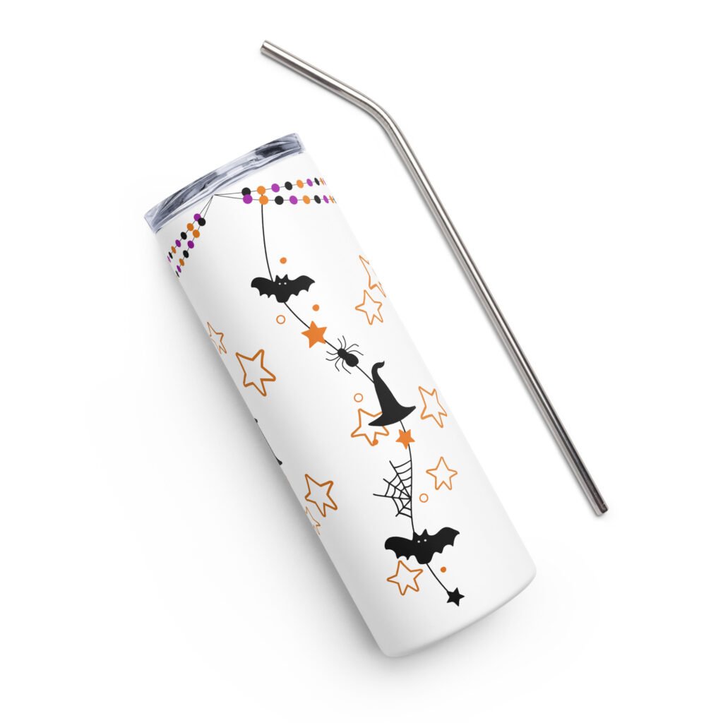 Haunted Hydration: 20oz Halloween Edition tumbler