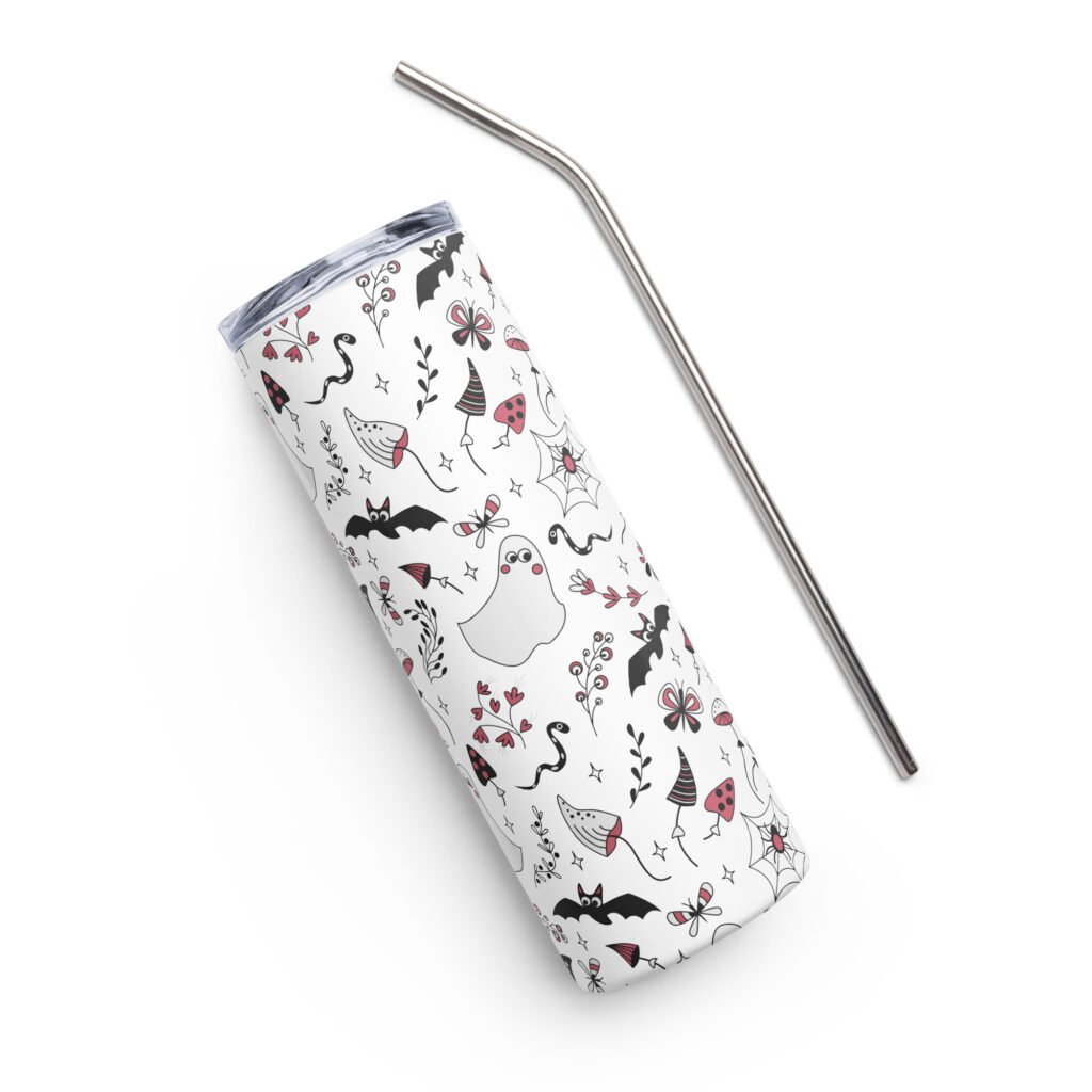 Introducing the Halloween Stainless Steel Tumbler: A Potion for the Thirsty