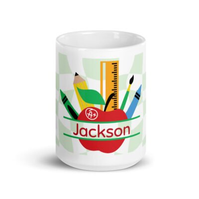Back to School Themed-15oz Custom Engraved School Mug