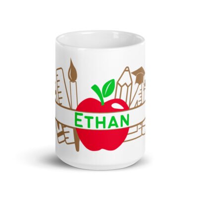 Personalised School Themed Mug 15oz-Your Pop Quiz Panic Solution