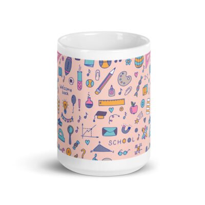 Ceramic Mug White-15oz School Experience Glossy Mug