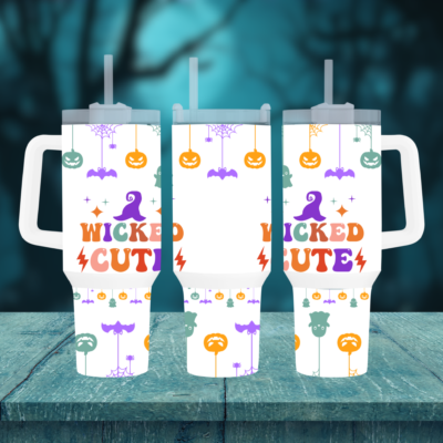 Discover the Enchantment of Our "Wicked Cute" 40oz Halloween Travel Mug