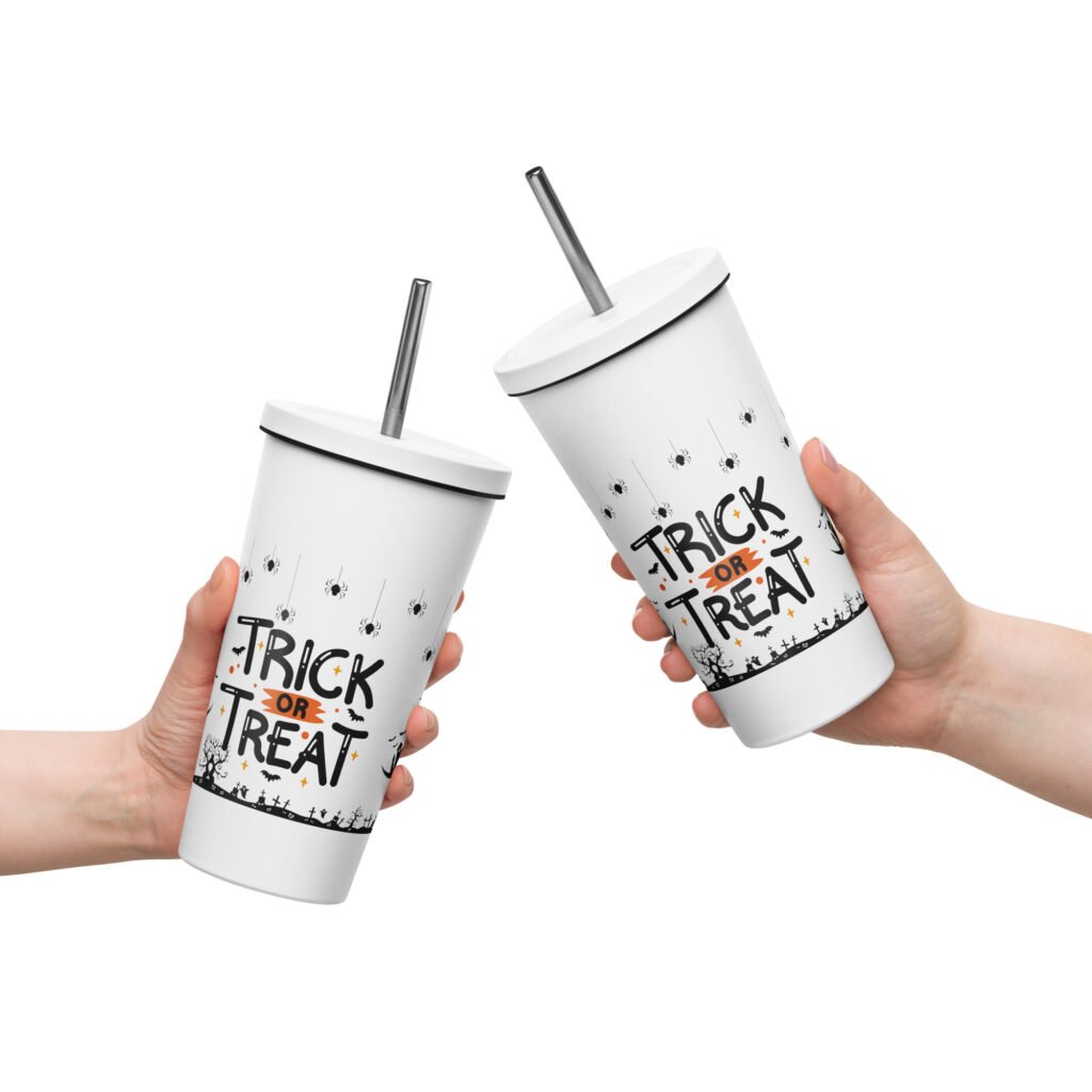 Stay Chill with Our Insulated Tumbler and Straw