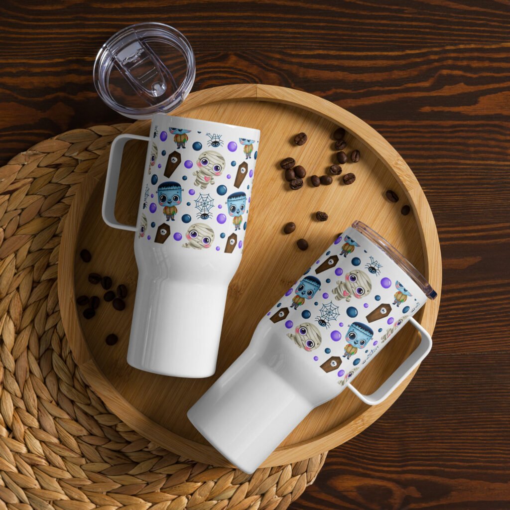Introducing the Franken-Sips Cute Monster 25oz Travel Mug