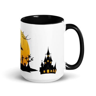 Halloween gift, Name Your Nightmare: Zombie Zest Mug with Color Inside