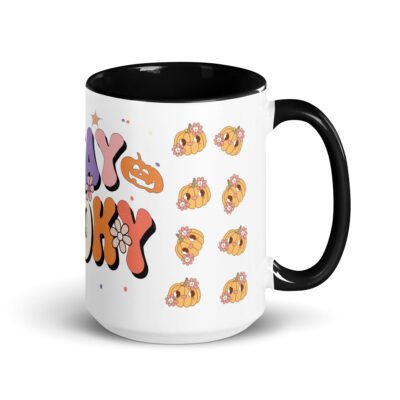 Halloween Gift, Stay Spooky & Hydrated: Halloween Mug with Color Inside