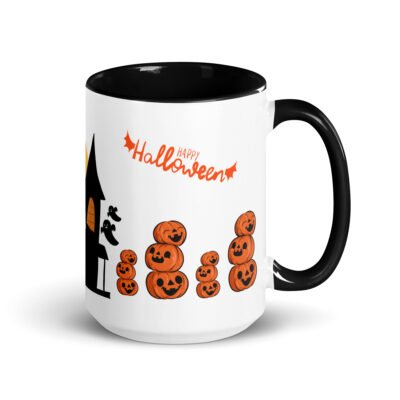 Witch’s Favorite: Halloween Coffee Mug with Color Inside (11oz & 15oz) – Ceramic Mug White, Coffee Mug Cup for Him or Her