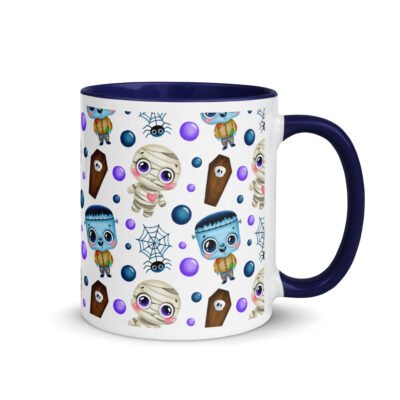 Glossy White Mug 11oz & 15oz | Popular Coffee Mug & Glossy Tea Cup Gift - Charmed Sips Halloween Mug