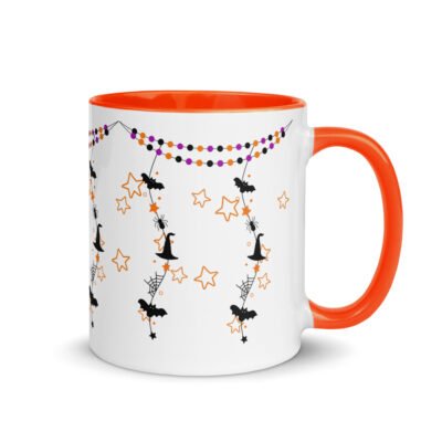 Halloween Celebration Mug with Color Inside, coffee mug (11oz and 15oz)