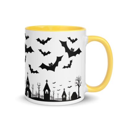 Spook-tacular Graveyard Glossy Magic Mug, (11oz and 15oz) – Halloween Coffee Mug Gift for Spooky Sips