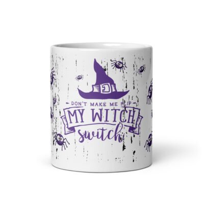 My Witch Switch β Glossy Coffee Mug | Printed Halloween Gift | 11oz & 15oz Halloween Coffee Mug