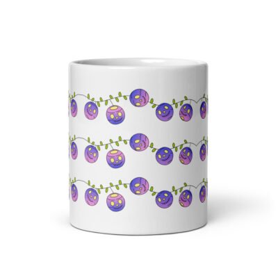 Halloween Trick or Treat White Glossy Ceramic Mug