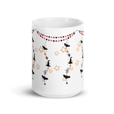 Eerie Elegance: Printed Ceramic Coffee Mug for Halloween – 11oz & 15oz